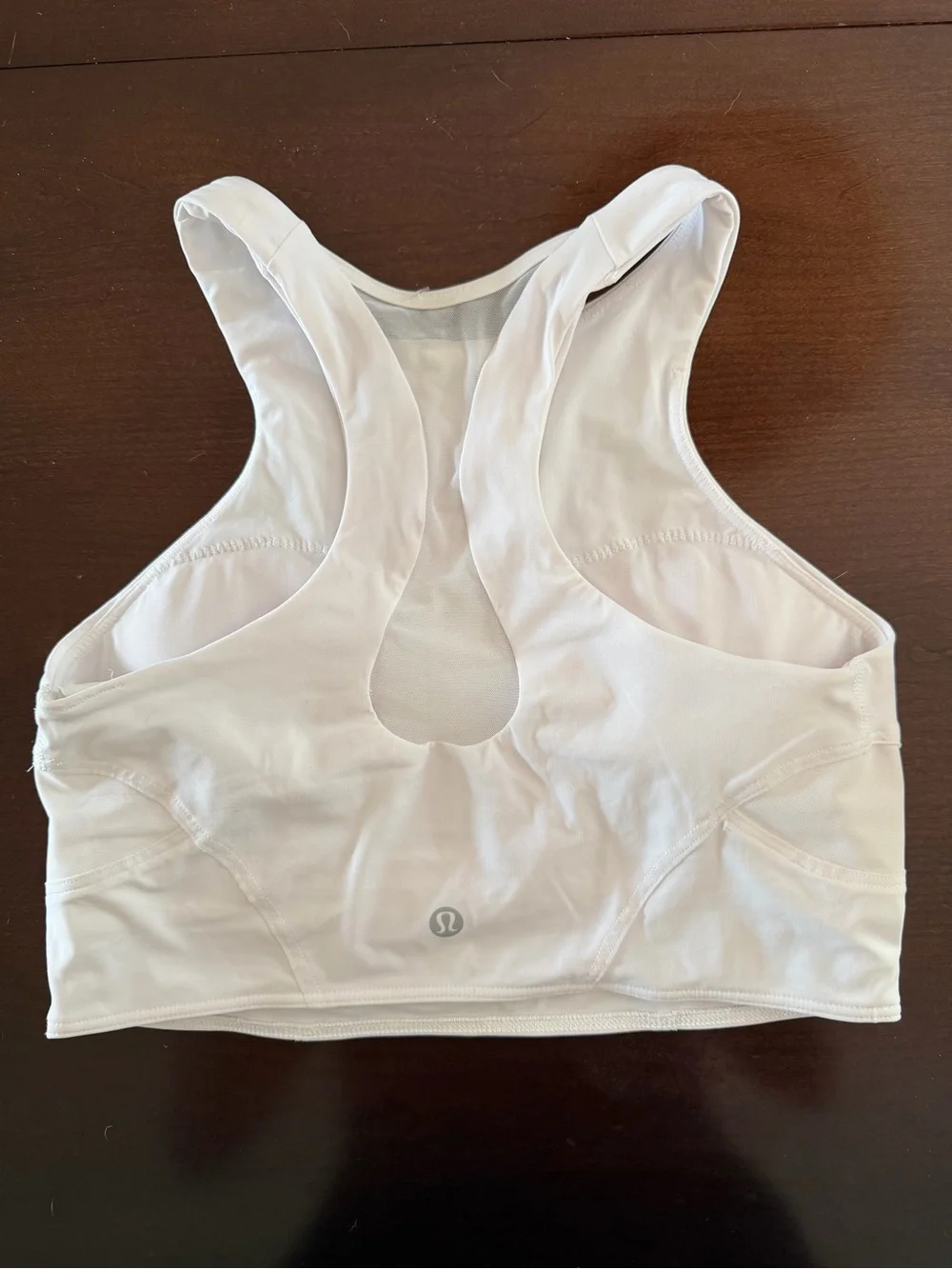 lululemon athletica White High-Neck Crop Sports Bra